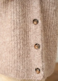Motus Boutique Mailles^Pull Lenny Taupe-PullLenny
