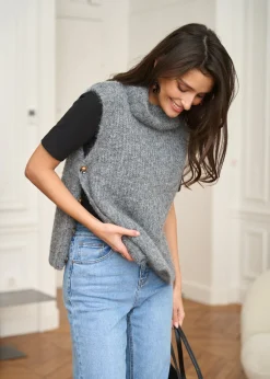 Motus Boutique Mailles^Pull Lenny Gris-PullLenny