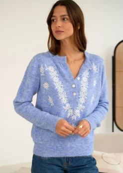 Motus Boutique Mailles^Pull Liora Bleu-PullLiora