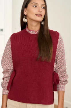 Motus Boutique Mailles^Pull Marina Bordeaux-PullMarina