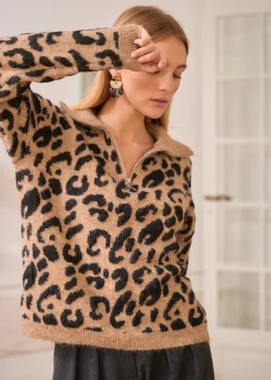 Motus Boutique Mailles^Pull Ondine Léopard-PullOndine
