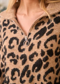 Motus Boutique Mailles^Pull Ondine Léopard-PullOndine
