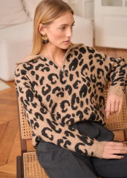 Motus Boutique Mailles^Pull Ondine Léopard-PullOndine