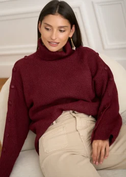 Motus Boutique Mailles^Pull Pia Bordeaux-PullPia