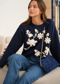 Motus Boutique Mailles^Pull Rosalie Marine-PullRosalie