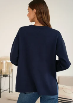 Motus Boutique Mailles^Pull Rosalie Marine-PullRosalie