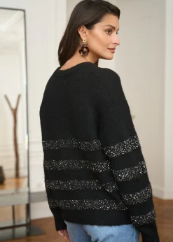 Motus Boutique Mailles^Pull Selma Noir-PullSelma