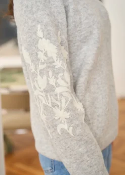 Motus Boutique Mailles^Pull Syana Gris-PullSyana