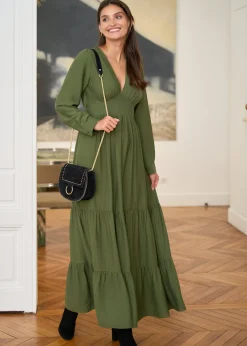 Motus Boutique Robes^Robe Almé Kaki-RobeAlmé