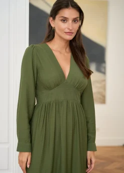 Motus Boutique Robes^Robe Almé Kaki-RobeAlmé