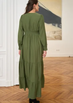 Motus Boutique Robes^Robe Almé Kaki-RobeAlmé