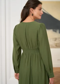 Motus Boutique Robes^Robe Almé Kaki-RobeAlmé