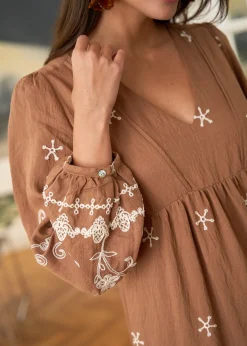 Motus Boutique Robes^Robe Charlotte Camel-RobeCharlotte