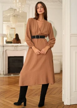 Motus Boutique Robes^Robe Elisa Camel-RobeElisa