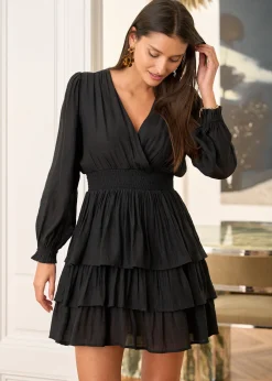 Motus Boutique Robes^Robe Eva NoirBrillant-RobeEva