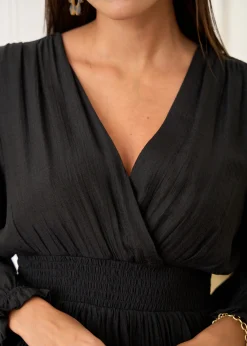 Motus Boutique Robes^Robe Eva NoirBrillant-RobeEva