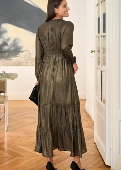 Motus Boutique Robes^Robe Laure LaméBronze-RobeLaure