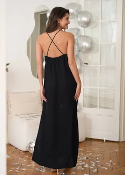 Motus Boutique Robes^Robe Layla NoirPailleté-RobeLayla