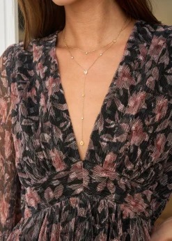 Motus Boutique Robes^Robe Louane ImpriméFondNoir-RobeLouane