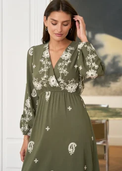 Motus Boutique Robes^Robe Luce Kaki-RobeLuce