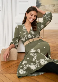 Motus Boutique Robes^Robe Luce Kaki-RobeLuce