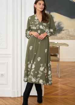 Motus Boutique Robes^Robe Luce Kaki-RobeLuce