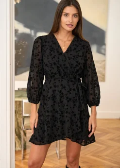 Motus Boutique Robes^Robe Mila FleuriNoir-RobeMila