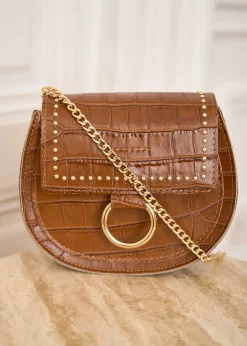 Motus Boutique Sacs^Sac Elea CrocoCamel-SacElea