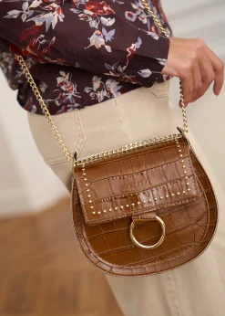 Motus Boutique Sacs^Sac Elea CrocoCamel-SacElea