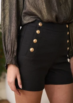 Motus Boutique Jupes & Shorts^Short Adam Noir-ShortAdam