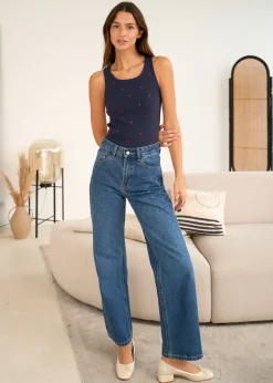 Motus Boutique Tops & Bodys^Top Daphné Marine-TopDaphné