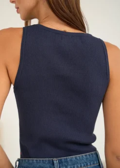Motus Boutique Tops & Bodys^Top Daphné Marine-TopDaphné
