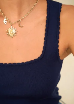 Motus Boutique Tops & Bodys^Top Elina Marine-TopElina