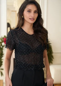 Motus Boutique Tops & Bodys^Top Eléonore Noir-TopEléonore