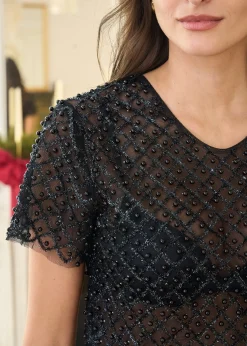 Motus Boutique Tops & Bodys^Top Eléonore Noir-TopEléonore