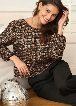 Motus Boutique Tops & Bodys^Top Eva RoseGold-TopEva