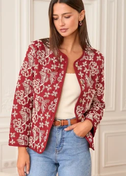 Motus Boutique Vestes & Manteaux^Veste Aiko Bordeaux-VesteAiko