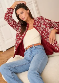 Motus Boutique Vestes & Manteaux^Veste Aiko Bordeaux-VesteAiko