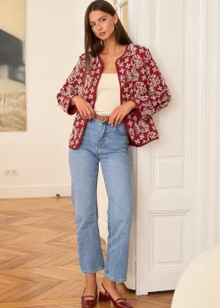 Motus Boutique Vestes & Manteaux^Veste Aiko Bordeaux-VesteAiko