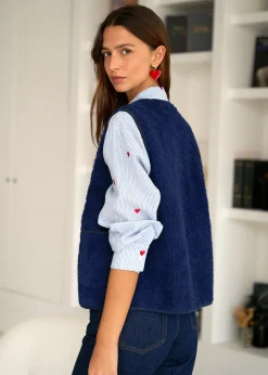 Motus Boutique Vestes & Manteaux^Veste Ayla Marine-GiletAyla