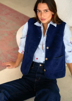 Motus Boutique Vestes & Manteaux^Veste Ayla Marine-GiletAyla