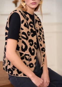 Motus Boutique Vestes & Manteaux^Veste Ayla Léopard-GiletAyla