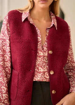 Motus Boutique Vestes & Manteaux^Veste Ayla Bordeaux-GiletAyla