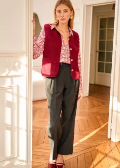 Motus Boutique Vestes & Manteaux^Veste Ayla Bordeaux-GiletAyla