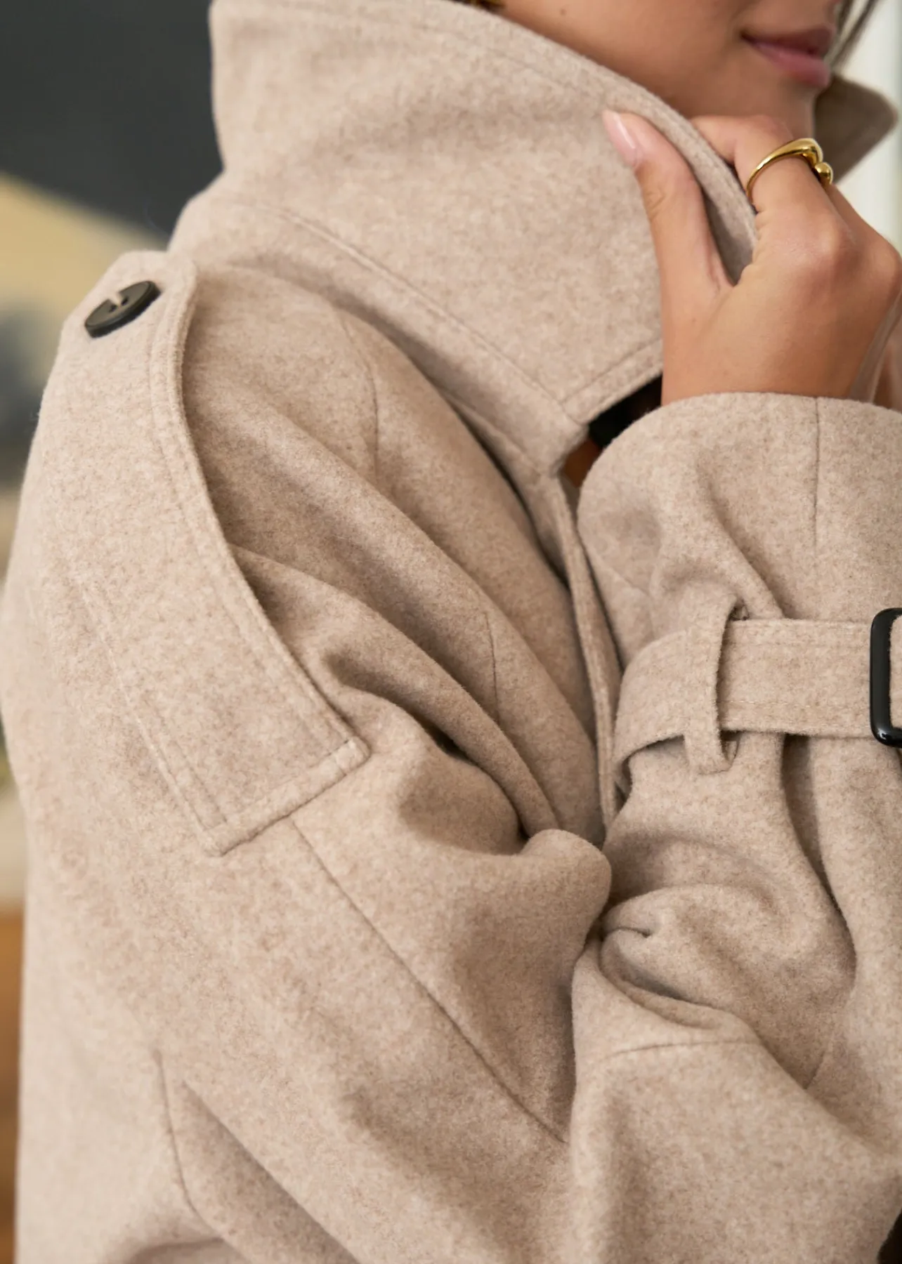 Motus Boutique Vestes & Manteaux^Veste Carla Beige-VesteCarla