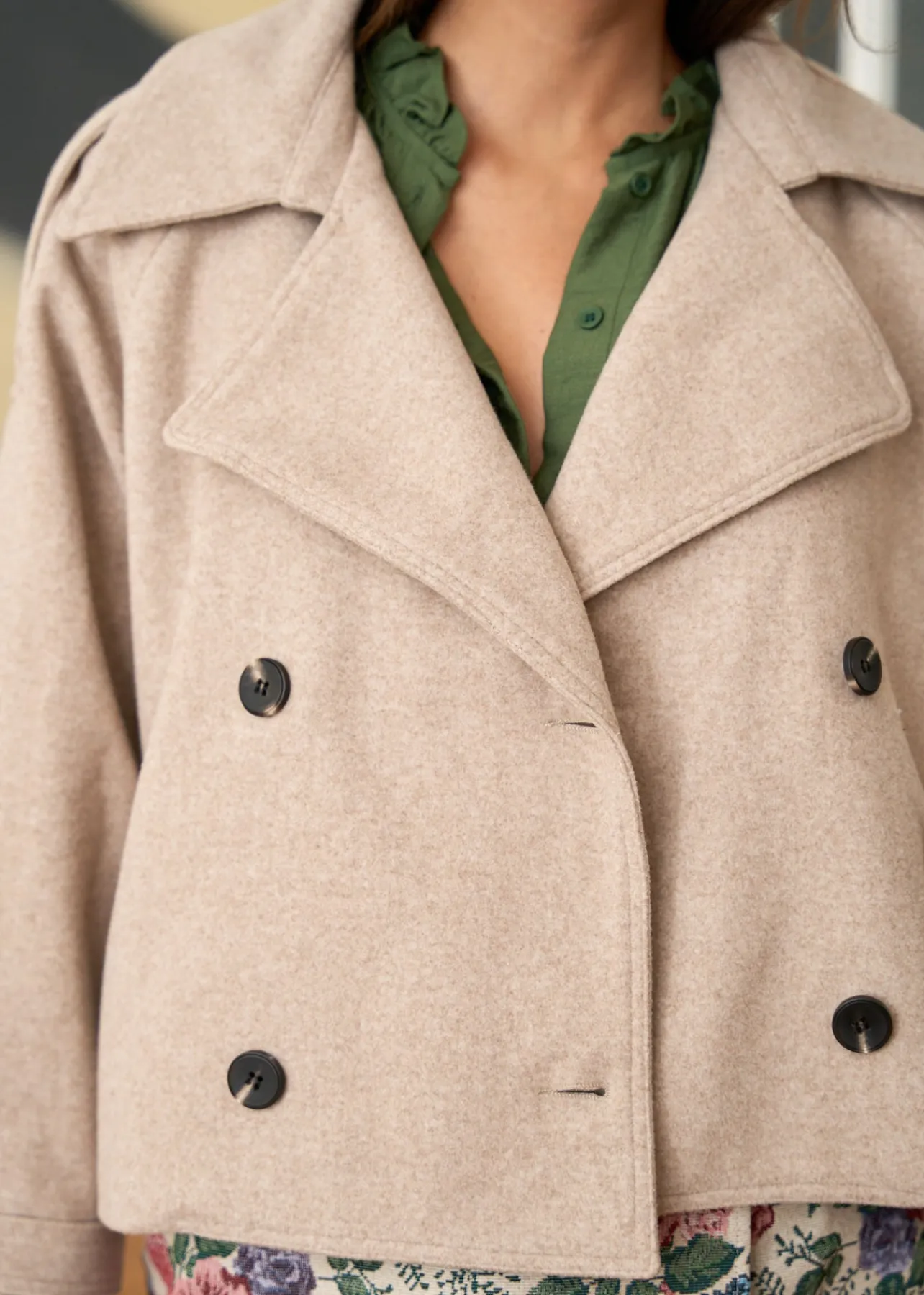 Motus Boutique Vestes & Manteaux^Veste Carla Beige-VesteCarla