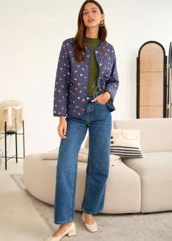 Motus Boutique Vestes & Manteaux^Veste Edith ImpriméFondMarine-VesteEdith