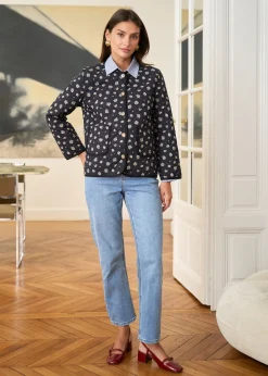 Motus Boutique Vestes & Manteaux^Veste Edith ImpriméFondNoir-VesteEdith