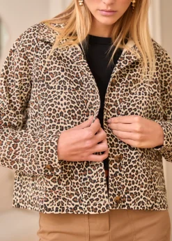 Motus Boutique Vestes & Manteaux^Veste Elora Léopard-VesteElora