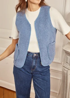 Motus Boutique Vestes & Manteaux^Veste Gabi Bleu-GiletGabi